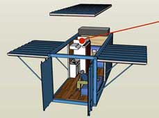 集裝箱房車設計創意：on the road