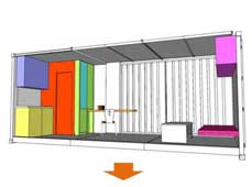 集裝箱房車設計創意: 設計讓生活更美好