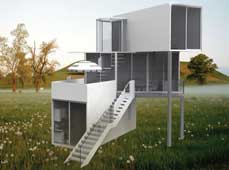 集裝箱房車設計創意: 小隱隱于野