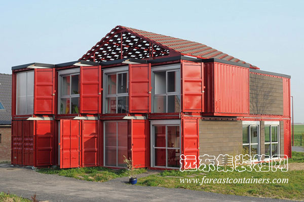 集裝箱豪華別墅,住人集裝箱活動房屋,二手集裝箱貨柜