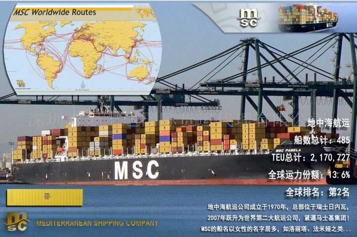 地中海航運,MSC