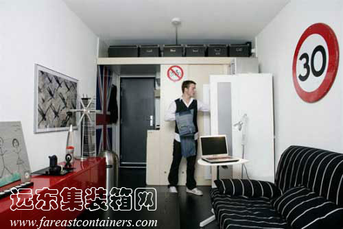 宜家住人集裝箱活動房屋式學生公寓,二手集裝箱(貨柜)