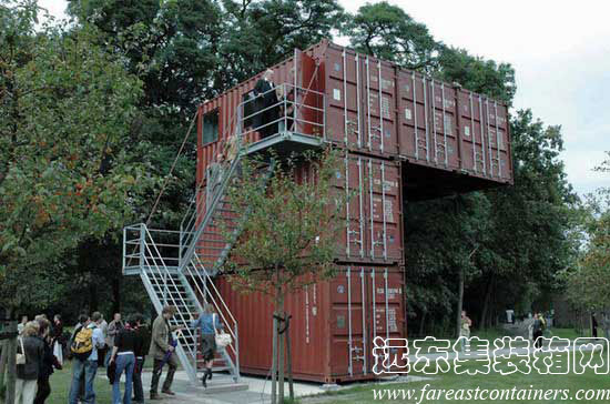 德國(guó)“集裝箱建筑展”,住人集裝箱活動(dòng)房屋,二手集裝箱