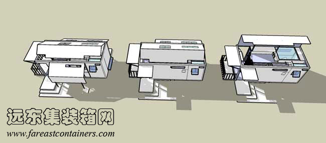 帶天窗的變形小屋,二手集裝箱貨柜,集裝箱活動房,住人集裝箱房屋