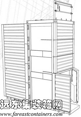 集裝箱臨時(shí)住宅,住人集裝箱房屋,集裝箱活動(dòng)房,二手集裝箱貨柜