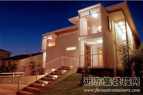 Peter DeMaria 設計的 Redondo Beach House,集裝箱房屋,集裝箱建筑,集裝箱住宅,集裝箱活動房,住人集裝箱