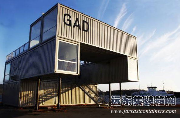 由 MMW 設計的 GAD 畫廊通過正交式組合創造了極具特色的造型,集裝箱房屋,集裝箱建筑,集裝箱住宅,集裝箱活動房,住人集裝箱