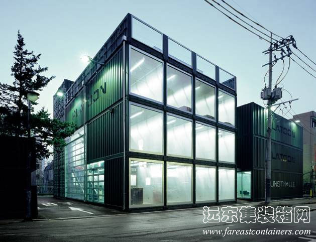 Platoon 藝術館,集裝箱房屋,集裝箱建筑,集裝箱住宅,集裝箱活動房,住人集裝箱