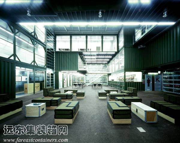 Platoon 藝術館,集裝箱房屋,集裝箱建筑,集裝箱住宅,集裝箱活動房,住人集裝箱