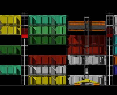 MDU 建造體系中的鋼結(jié)構(gòu)框架,集裝箱房屋,集裝箱建筑,集裝箱住宅,集裝箱活動(dòng)房,住人集裝箱