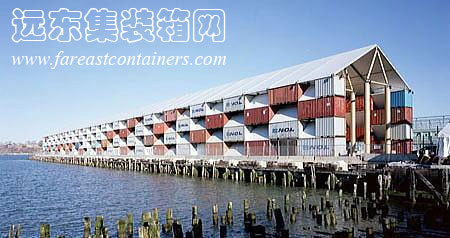 坂茂設(shè)計(jì)的紐約 Nomadic Museum,集裝箱房屋,集裝箱建筑,集裝箱住宅,集裝箱活動(dòng)房,住人集裝箱