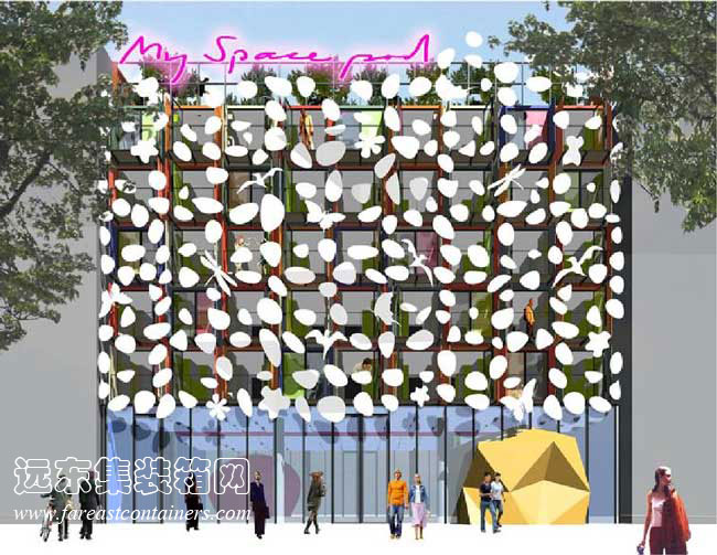 由 My Space Pod 研發的集裝箱宿舍,集裝箱房屋,集裝箱建筑,集裝箱住宅,集裝箱活動房,住人集裝箱