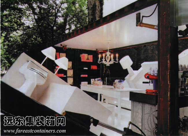 2007年美國設計師Adan Kalkin的按鈕住宅,集裝箱建筑,集裝箱房屋,集裝箱住宅,集裝箱活動房,住人集裝箱,二手集裝箱