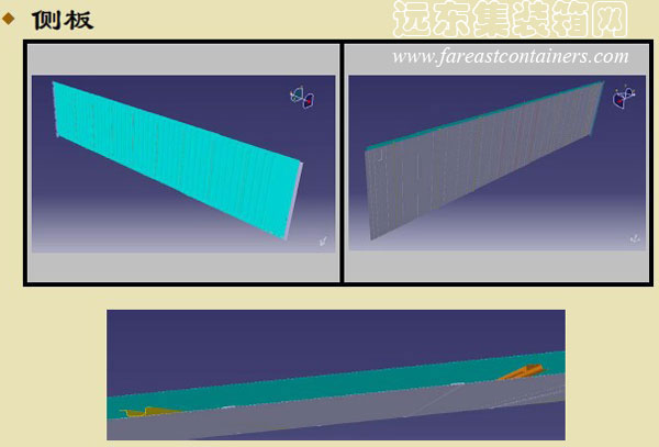 側板,集裝箱的主要部件結構圖解