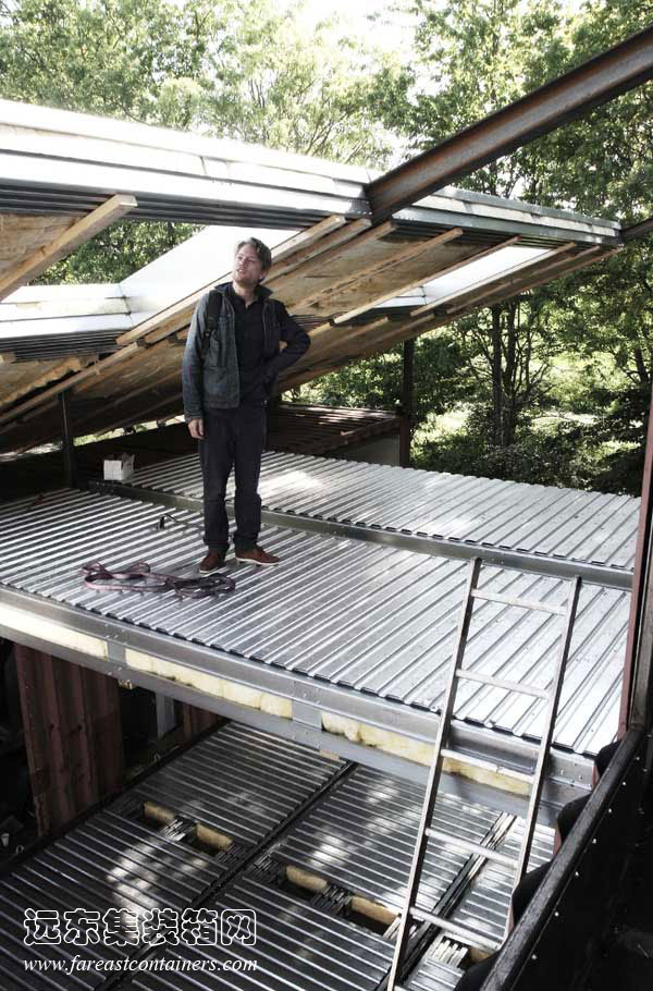 WFH house的建造過(guò)程,集裝箱住宅,集裝箱建筑,集裝箱房屋,集裝箱活動(dòng)房,住人集裝箱