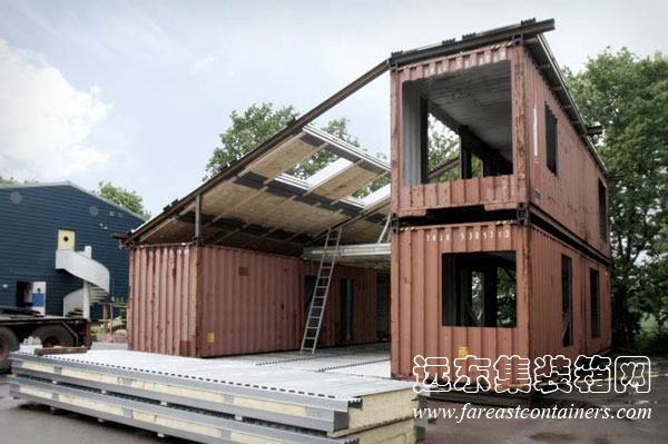 WFH house的建造過(guò)程,集裝箱住宅,集裝箱建筑,集裝箱房屋,集裝箱活動(dòng)房,住人集裝箱