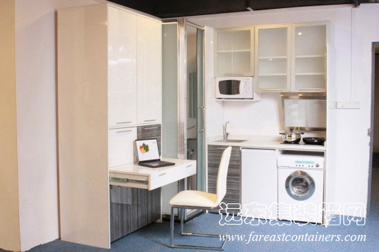 節約空間的整體式家具