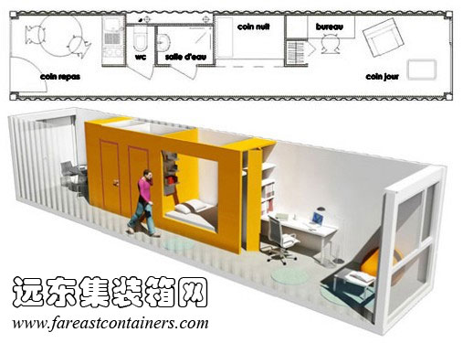 集裝箱學生宿舍方案（端入式）,集裝箱房屋,集裝箱活動房,住人集裝箱,集裝箱住宅,集裝箱建筑