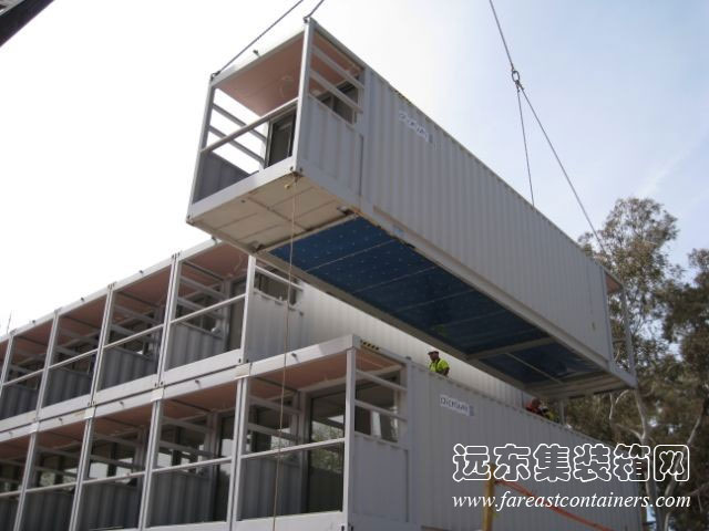 澳洲國立大學集裝箱宿舍建造過程,集裝箱房屋,集裝箱活動房,住人集裝箱,集裝箱住宅,集裝箱建筑