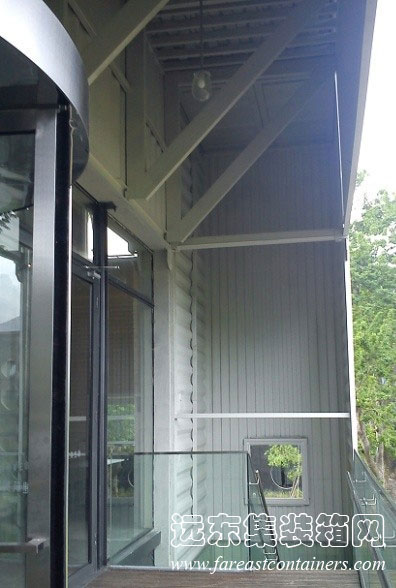 萬科生態集裝箱餐廳施工照片,集裝箱房屋,集裝箱活動房,住人集裝箱,集裝箱住宅,集裝箱建筑