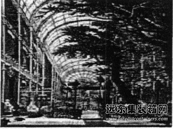 水晶宮內部,模塊化建筑