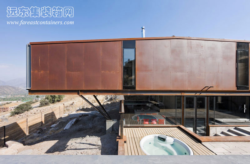 casa oruga 集裝箱住宅外部構造,集裝箱房屋,集裝箱建筑