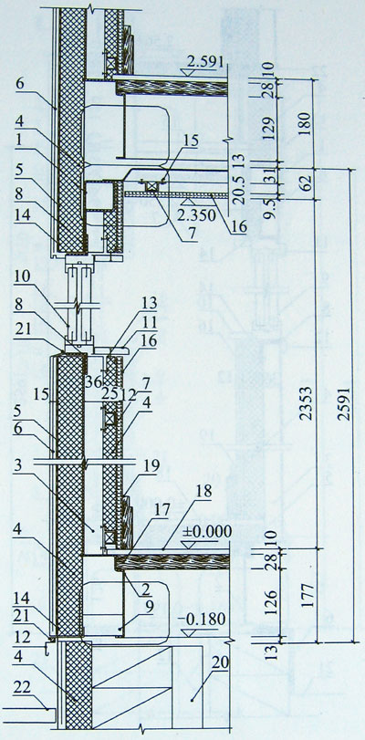 外保溫（隔熱）+內保溫外墻示例,集裝箱組合房屋