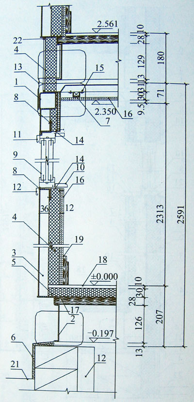 內保溫（隔熱）外墻示例,集裝箱組合房屋