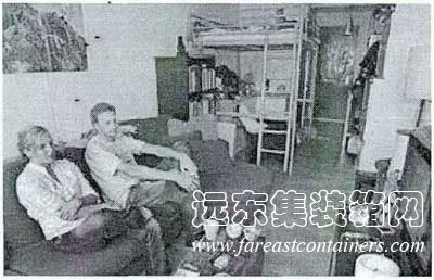 荷蘭集裝箱宿舍室內空間