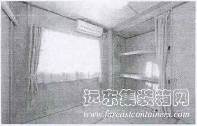集裝箱住宅內部臥室