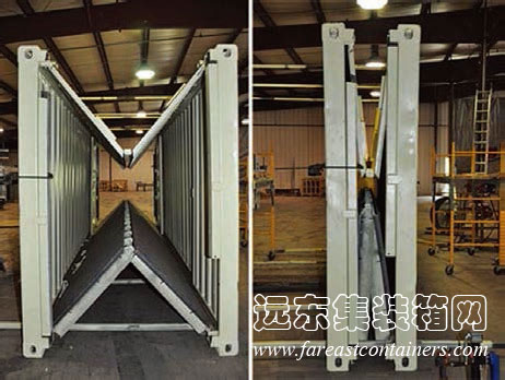 可折疊集裝箱的不同形態