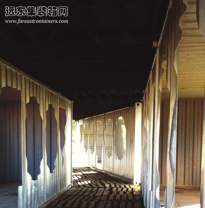 集裝箱建筑： VOODOO 集裝箱活動室的室內