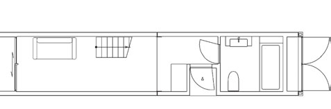 Bayside Marina 集裝箱酒店的一層平面圖
