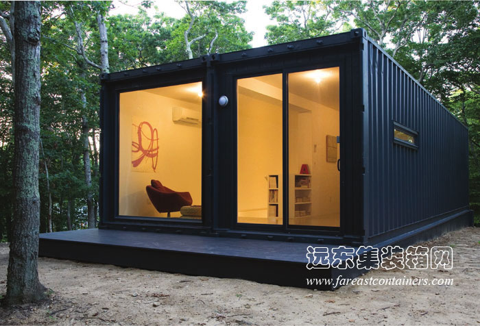 集裝箱建筑：集裝箱工作室整體外觀