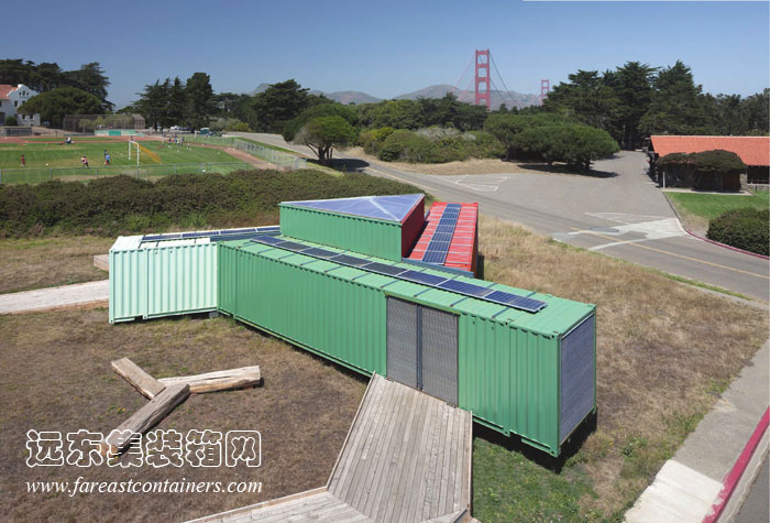 集裝箱建筑: Triskelion 集裝箱美術館的整體外觀