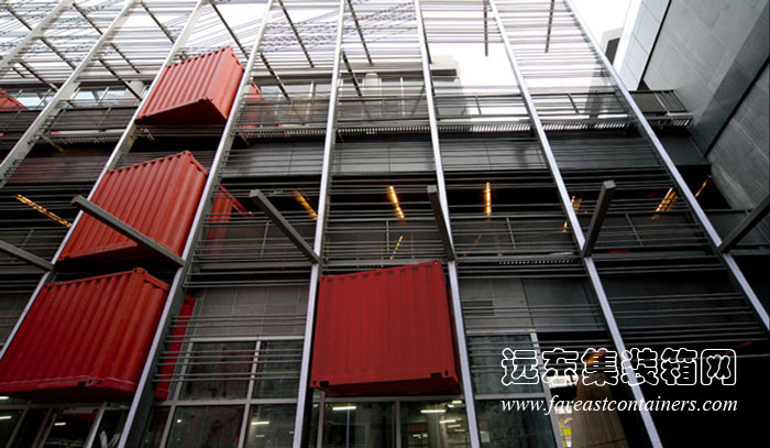 SANLITUN SOUTH 三里屯南區(qū)集裝箱建筑的腳架結構
