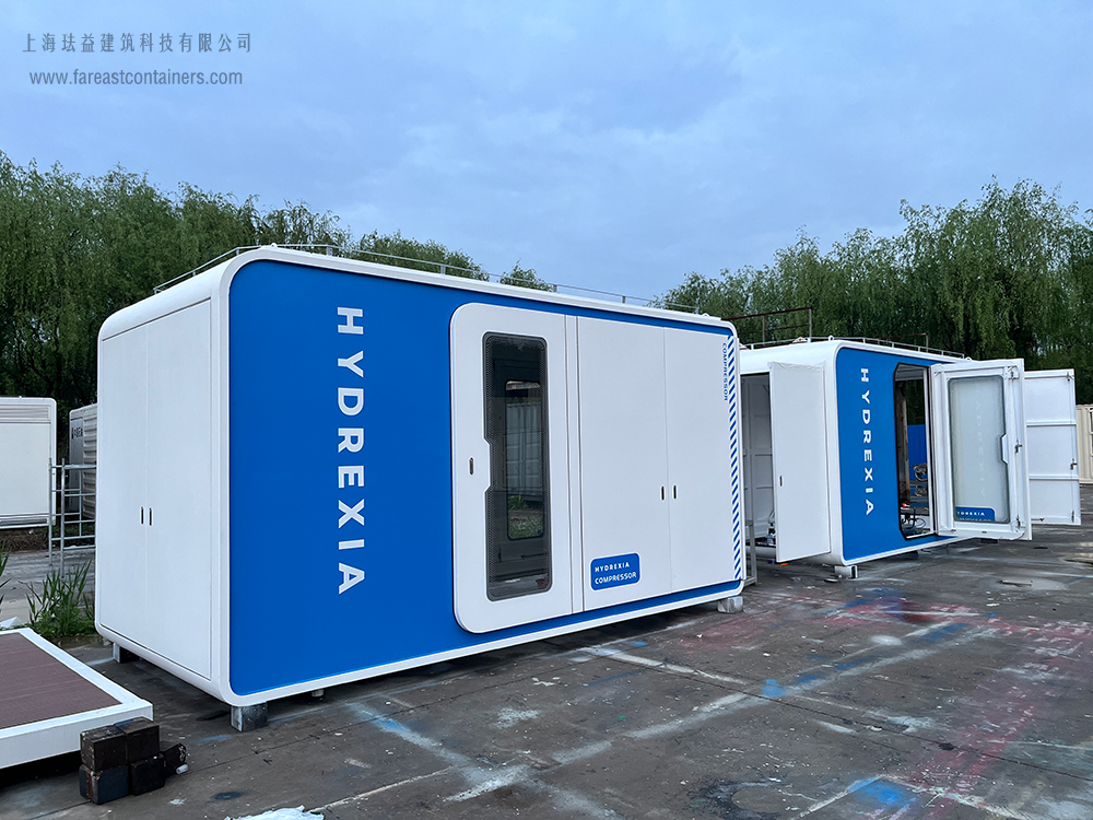 壓縮機撬設置檢修門及鋼化玻璃視窗