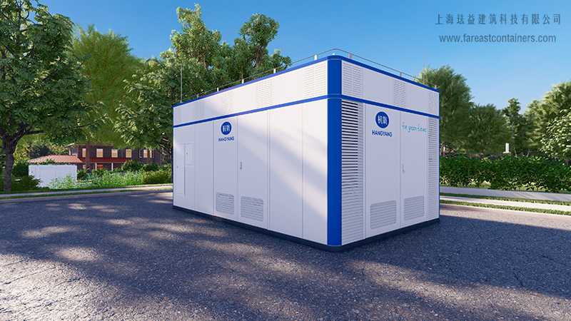 壓縮機罩殼效果圖：頂部設(shè)計避雷裝置